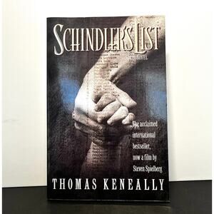 Schindler’s List Signed Paperback by Thomas Keneally Dated 1994 Autographed Book